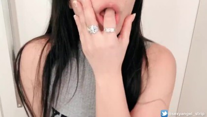 Safada keine provador de roupas Mädchen öffentlichen Umkleide masturbation