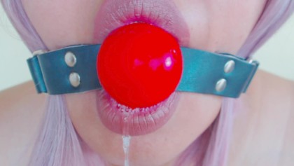 ASMRボールギャグDrool/近くに海岸